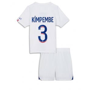 Paris Saint-Germain Presnel Kimpembe #3 babykläder Tredje Tröja barn 2022-23 Korta ärmar (+ Korta byxor)